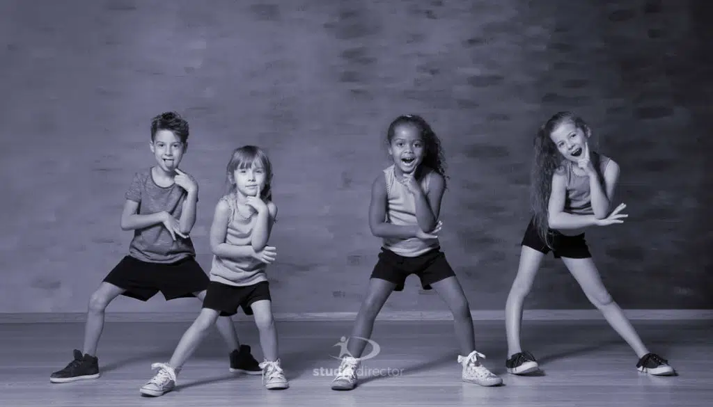 kids in a dance class