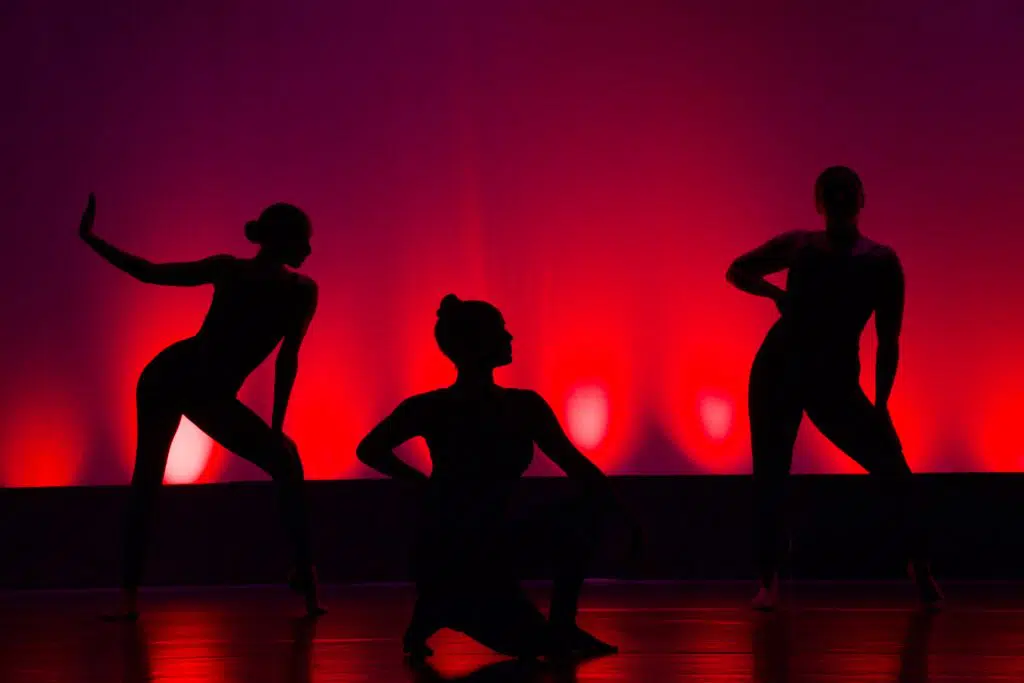 dance competition performers on a stage