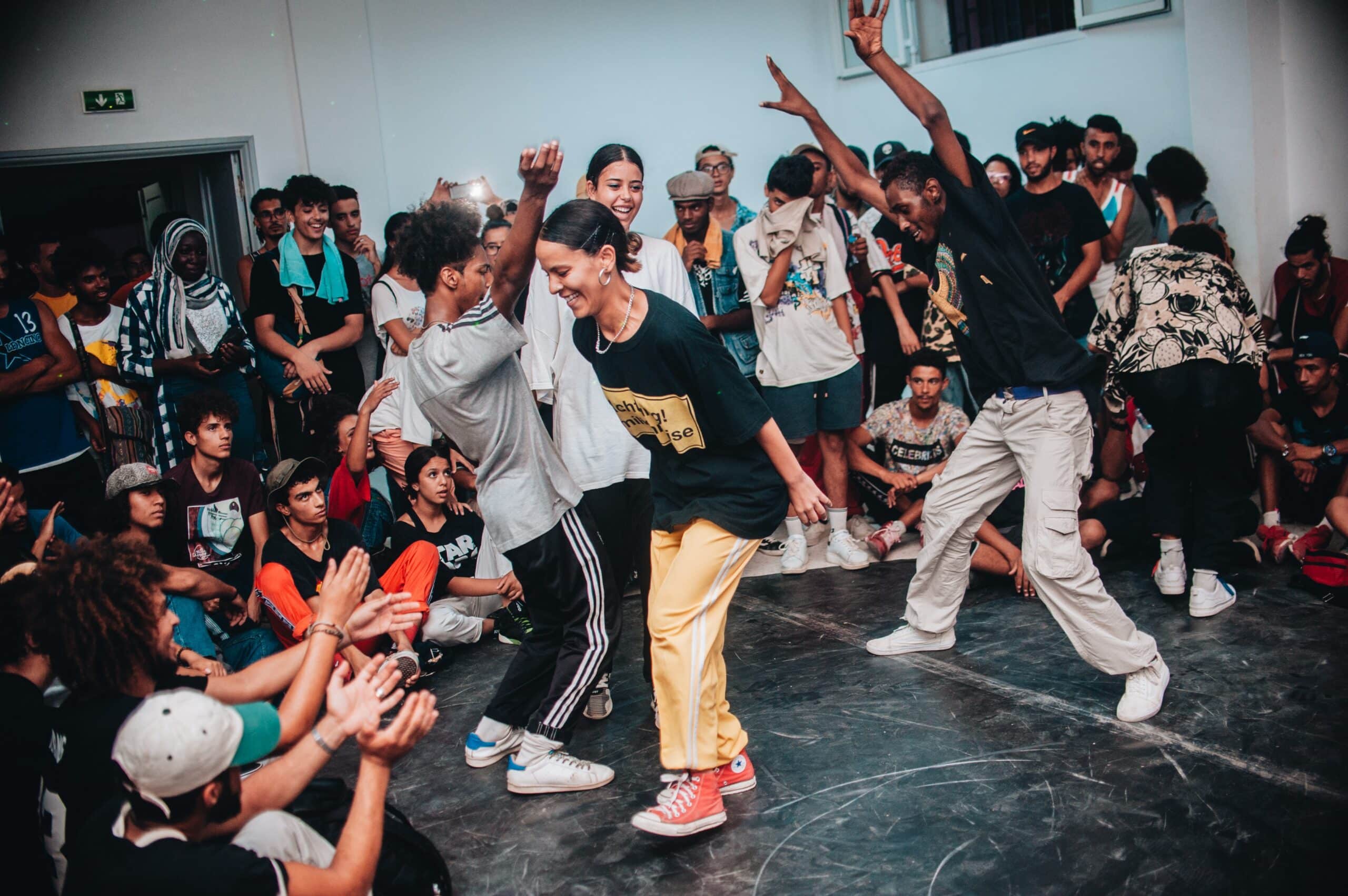 multiracial group of dancers