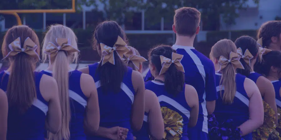 a cheer team